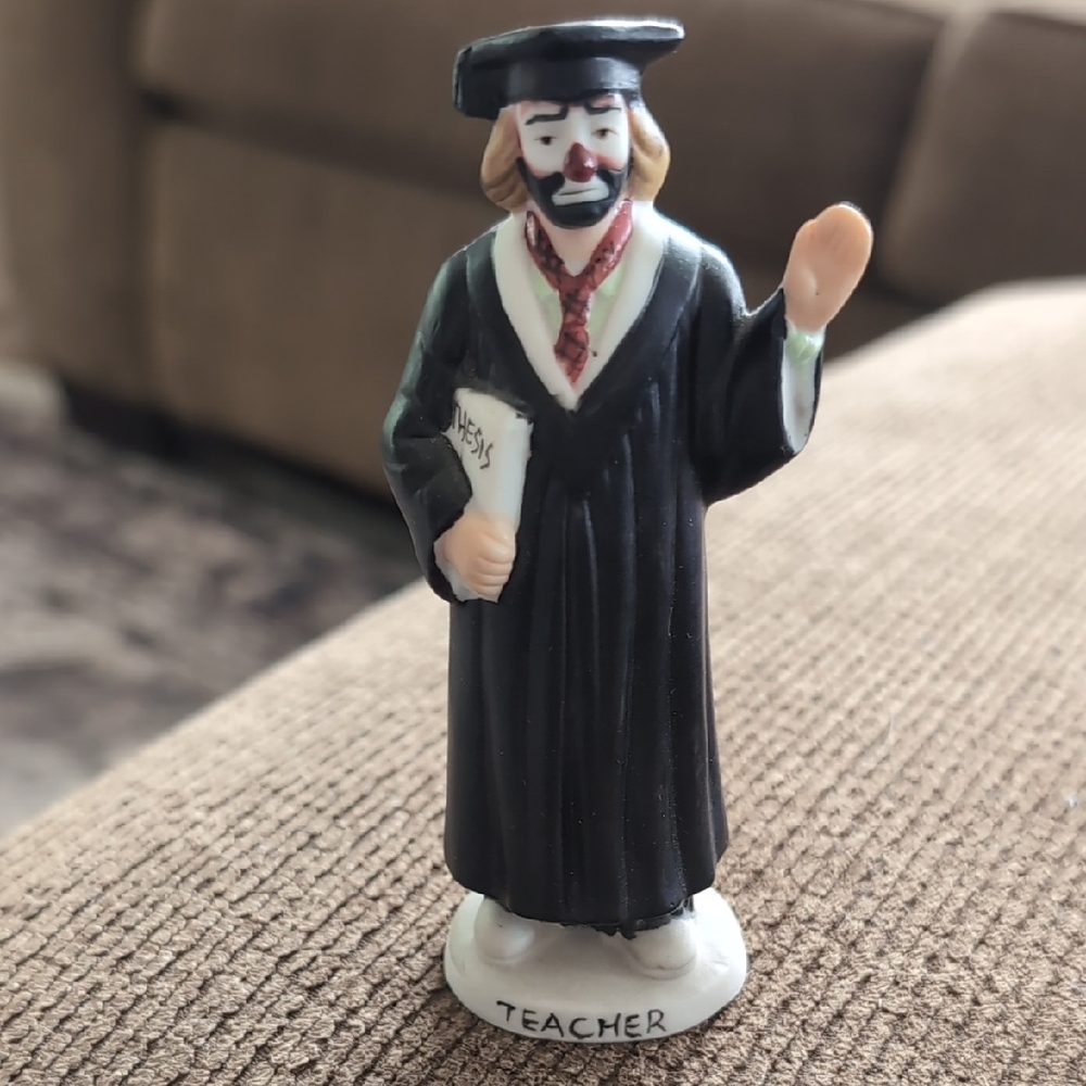 L.A.M.B. Black and White Graduation Figurine